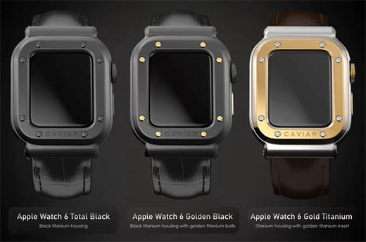 全球最貴的Apple Watch 6!黃金表殼，鑲滿鉆石